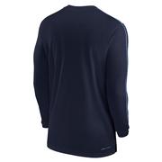 UNC Jordan Brand Dri-Fit Sideline UV Coach Long Sleeve Top